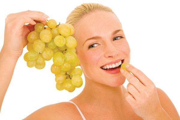 Виноград: калорийность разных сортов с фото